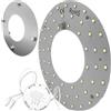 MAKA change your life quality MAKA Circolina LED Ricambio Al Posto Della Lampada Neon Trasforma La Plafoniera A LED, Modulo Circolare Ultra Slim Luminoso Circolare Led 240V (Luce fredda 6500k, 32W)