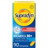 Supradyn Ricarica 50+ Integratore Multivitaminico Completo Vitamine e Minerali con Vitamina B12, C, D, Zinco per Stanchezza Fisica e Concentrazione dai 50 Anni Uomo e Donna, 90 Compresse Rivestite