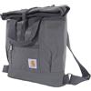 Carhartt Convertible, Durable Tote Bag with Adjustable Backpack Straps And Laptop Sleeve Zaino, Grigio, One Size Unisex-Adulto