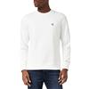 Calvin Klein Uomo Felpa CK Essential Senza Cappuccio, Bianco (Bright White), XL