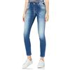 Replay New Luz Hyperflex Re-Used Jeans Donna, Blu (9 Blu Medio), 23W / 30L