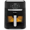 Moulinex Easy Fry & Grill Vision Friggitrice ad Aria 4.2 Litri/ 1Kg, Griglia Elettrica, Fino a 6 Persone, Griglia Removibile, 8 Programmi, Tecnologia Grill e Extra Crisp, App per Ricette,EZ5068