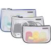 Travelon Set di 3 sacchetti assortiti con tubi, Multi, Taglia unica, Travelon Set di 3 sacchetti assortiti con tubi