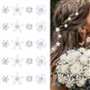 NATOSU 20 Mini Fermagli a Forma di Fiore, Graziose Forcine, Piccoli Fermagli Decorativi per Capelli da Sposa, per Ragazze e Donne