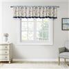 Madison Park Serene Ricamato Finestra mantovana Navy 127 x 45,7 cm
