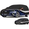 Holthly 10 strati Telo Copriauto per Audi A4 Avant/Allroad/cabrio/wagon(1994-2025),100% copertura auto impermeabile,Telo Copri Auto per Esterno,impermeabile,protezione UV,antivento,antipolvere
