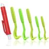 Adiwo Set di 6 Ganci per Zecche, Pinzetta per Zecche per Cani, Rimozione Zecche, Pinzetta per Zecche per Cani e Gatti, Tick Remover Rimozione delle Zecche Senza Dolore in pochi Secondi (6 Pezzi)
