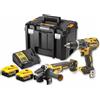 DeWalt DCK2080P2T Set Utensili A Batteria Trapano e Smerigliatrice + 2 Batterie