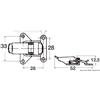 OSCULATI Chiusura a Leva in Acciaio Inox 52mm