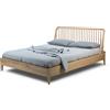 Ethnicraft - Letto matrimoniale Spindle - Legno naturale - Rovere massello - Designer Nathan Yong