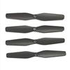 FP-TECH Set ELICHE di Ricambio Drone Elicottero ROTORE di Coda Accessori di Ricambio per DRONI ED ELICOTTERI (6. Set 4 Eliche da 14,5 Cm Nere)