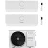 Bosch Climatizzatore Dual Split Climate 3000i 7+18 con 5000M 105/4 E Inverter R 32 Wi-Fi Optional Classe A++ ,