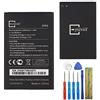 E-yiiviil Batteria di ricambio WIKO 3702 compatibile con Wiko Lenny 1 Lenny 2 Lenny 3 Jerry con strumenti