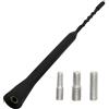 SRLWMYI Antenna per tetto auto, 23 cm, antenna per auto, antenna corta per tetto con funzione FM/DAB, antenna di ricambio universale per una facile installazione, compatibile con adattatori M4, M5, M6