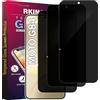 RKINC Vetro Temperato Privacy per Motorola Moto G84, [3 Pezzi] Pellicola Protettiva salvaschermo, Angolo di privacy migliorato, Durezza 9H