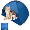 CHONGQILAO Blu Mini Tenda da Spiaggia Pop Up, Taglia M Tendas per Testa, Portatile Tenda Parasole Spiaggia Mini Tendas da Campeggio, Mini Tenda Spiaggia per Campeggio, Picnic, Spiaggia