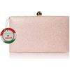Michelle Moon - Pochette Elegante Beige per Matrimoni, Feste ed Eventi | Clutch Cerimonia Donna, Ideale come Borsa Elegante con Glitter; Borsa a Mano per Occasioni Speciali