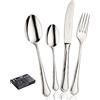 Pintinox Settecento Servizio Posate In Acciaio Inox - Set 24 Pz