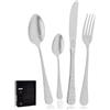 Abert Tattoo Servizio Posate In Acciaio Inox - Set 24 Pz