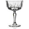 RCR Cristalleria Italiana 24 cl - Opera Coppa Champagne in Vetro - Set 6 Pezzi