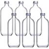 Pasabahce 1.1 Litri - Iconic Bottiglia Acqua in Vetro - Set 6 Pezzi