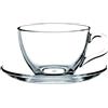 Pasabahce 21.5 cl - Basic Tazza Cappuccino in Vetro - Set 6 Pezzi