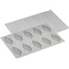 Pavoni 10 Forme - Gourmand Stampo Decorazioni Piume In Silicone