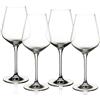 Villeroy & Boch 68 cl - La Divina Calice Vino Rosso Burgundy in Vetro - Set 4 Pezzi