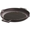 Paderno 30 cm - Bistecchiera Grill Rotonda In Ghisa Smaltata