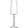 RCR Cristalleria Italiana 30 cl - Essential Calice Flute in Vetro - Set 6 Pezzi