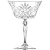 RCR Cristalleria Italiana 26 cl - Melodia Coppa Champagne in Vetro - Set 6 Pezzi