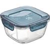 Bormioli Rocco 14x14 cm - Frigoverre Evolution Contenitore Per Alimenti Ermetico In Vetro Temperato