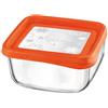 Bormioli Rocco 15x15 cm - Frigoverre Fun Contenitore Per Alimenti Quadrato In Vetro