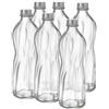 Bormioli Rocco 1 Litro - Aqua Bottiglia Acqua in Vetro - Set 6 Pezzi