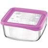 Bormioli Rocco 19x19 cm - Frigoverre Fun Contenitore Per Alimenti Quadrato In Vetro