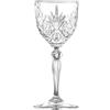 RCR Cristalleria Italiana 14 cl - Melodia Calice Nick e Nora in Vetro - Set 6 Pezzi