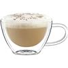 Bormioli Luigi 38.5 cl - Thermic Glass Tazza Cappuccino in Vetro Borosilicato - Set 2 Pezzi