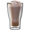 Bormioli Luigi 34 cl - Thermic Glass Duos Bicchiere Cappuccino in Vetro Borosilicato - Set 2 Pezzi
