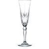 RCR Cristalleria Italiana 16 cl - Melodia Calice Flute in Vetro - Set 6 Pezzi
