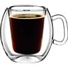 Bormioli Luigi 30 cl - Thermic Glass Supremo Tazza Thé in Vetro Borosilicato - Set 2 Pezzi