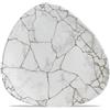 Churchill 22.9x22.9 cm - Studio Prints Kintsugi Piatto Piano Triangolare In Porcellana Vetrificata