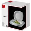 Bormioli Rocco Parma Servizio Piatti In Vetro Opale - Set 18 Pz