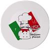 Bormioli Rocco 33 cm - Ronda Piatto Pizza In Vetro Opale Temperato - Set 2 Pz