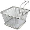 Ilsa 10 cm - Mini Cestello Porta Snack Quadrato In Acciaio Inox 18/10