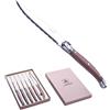 LAGUIOLE Coltello Bistecca In Acciaio Inox - Legno Noce - Set 6 Pz