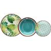 Tognana Metropolis Jungle Servizio Piatti In Porcellana - Set 18 Pz