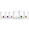 Zafferano 44 cl - Bilia Bicchiere Acqua Bilia Colorata in Vetro Borosilicato - Set 6 Pezzi