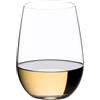 Riedel 37.5 cl - O Wine Bicchiere Vino Bianco Riesling Sauvignon Blanc in Vetro - Set 2 Pezzi