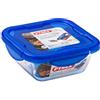 Pyrex Cook & Go Contenitore Per Alimenti Ermetico Quadrato In Vetro Borosilicato
