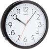 Unity Orologio da parete Unity, Hastings, Silenzioso, Moderno, Nero, 22 cm